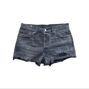 Levi’s Women’s Black 501 Shorts